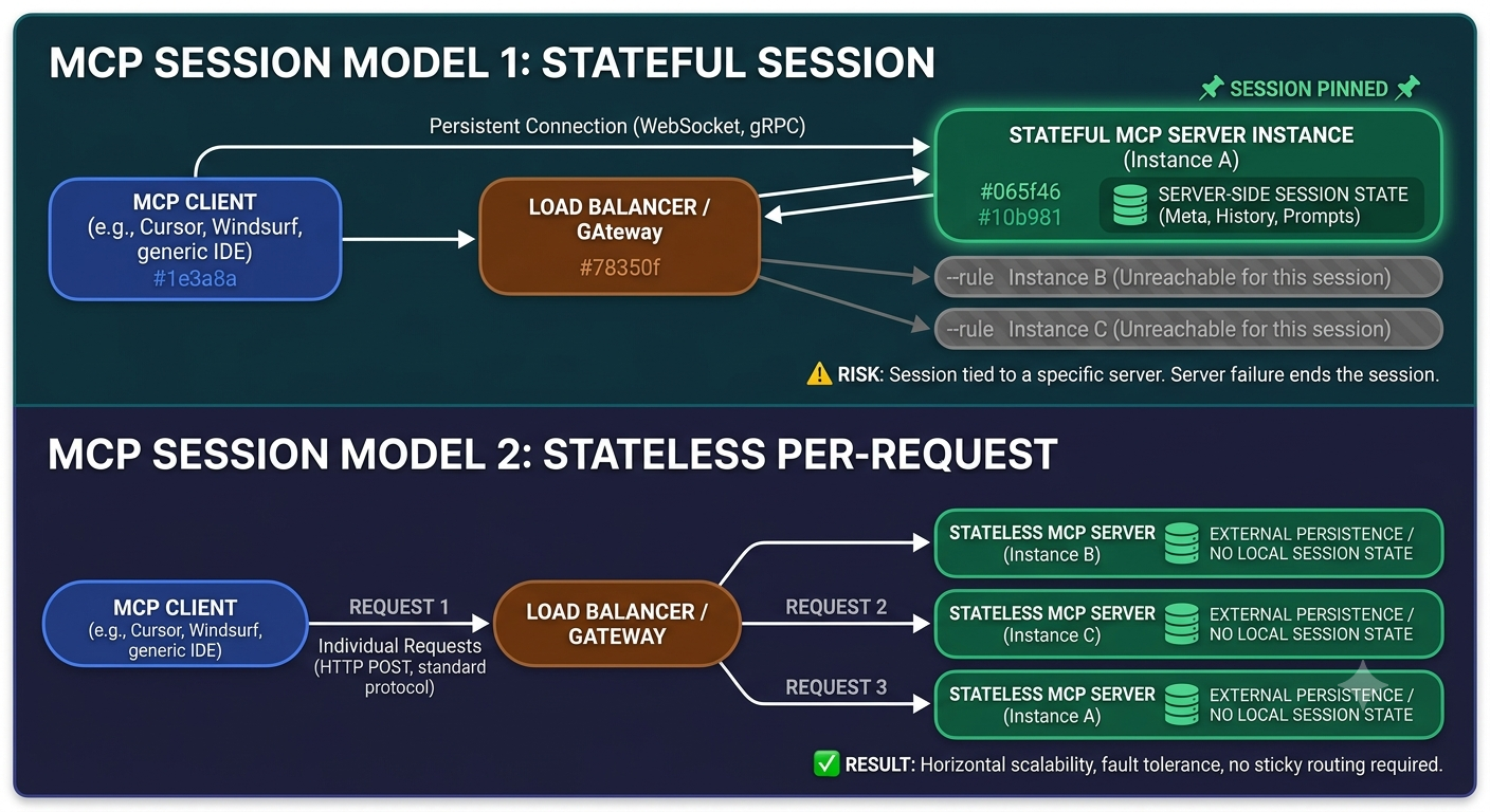 Stateful vs Stateless MCP Session Stateful vs Stateless MCP Session